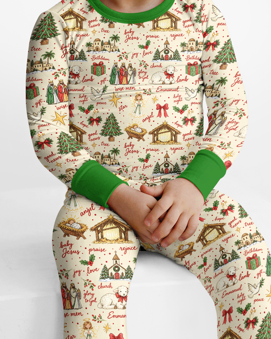 Tis The Season Family Matching Bamboo Two Piece Long Sleeve Pajama Set
