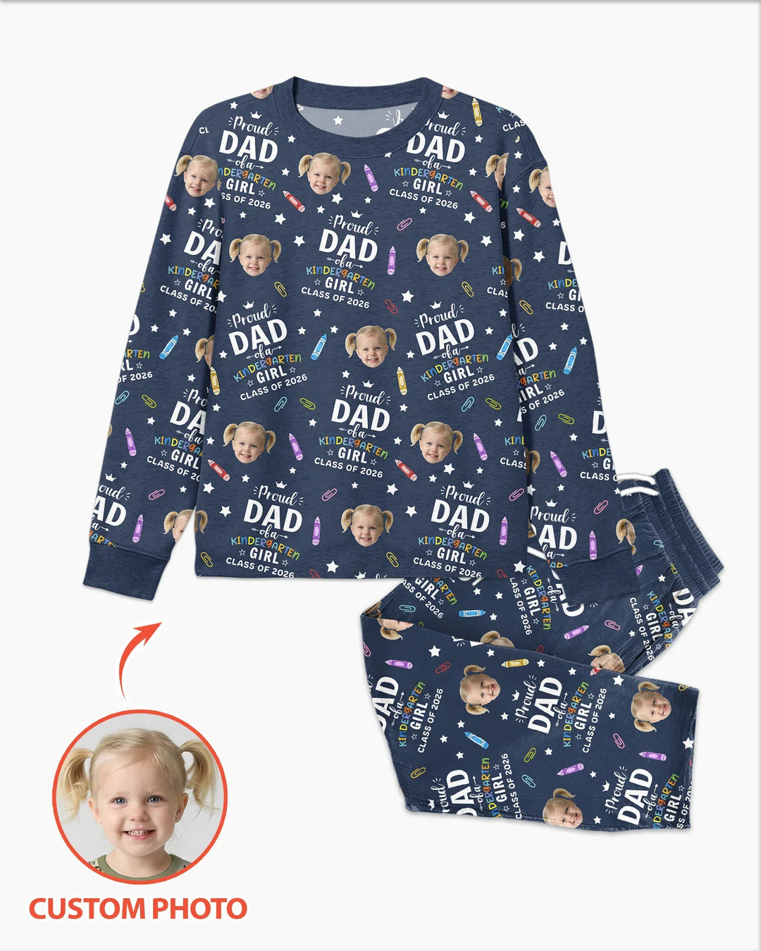 Proud Dad Mom Of Class Of 2026 Bamboo Men's Pajama Set