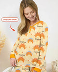 Breakfast Love Family Matching Bamboo Women Pajama Set