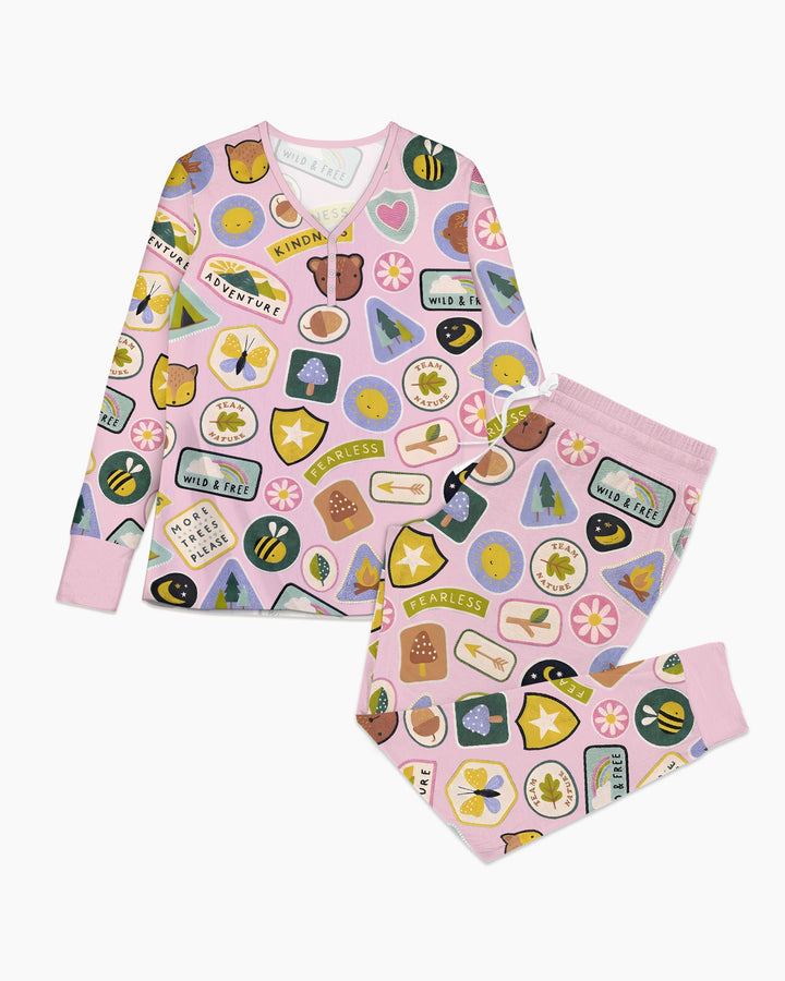 Little Explorer Bamboo Women Pajama Set