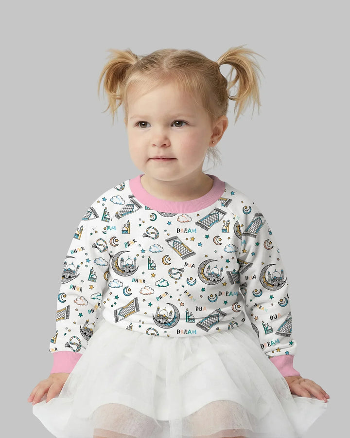 Dua, Dhikr, Dream Matching Family Bamboo Crewneck Sweatshirt