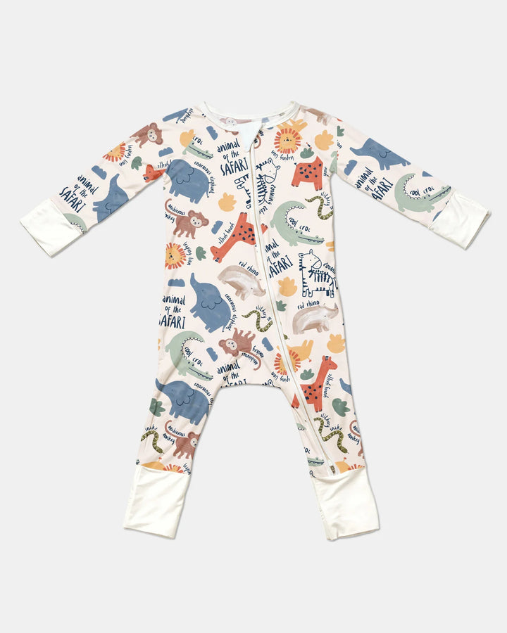 Funny African Animals Bamboo Convertible Zippy