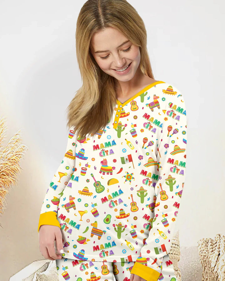 Cinco de Mayo Family Matching Bamboo Women Pajama Set