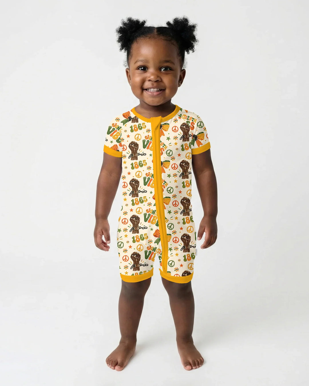 Juneteenth Vibes Vintage Bamboo Shorty Zippy