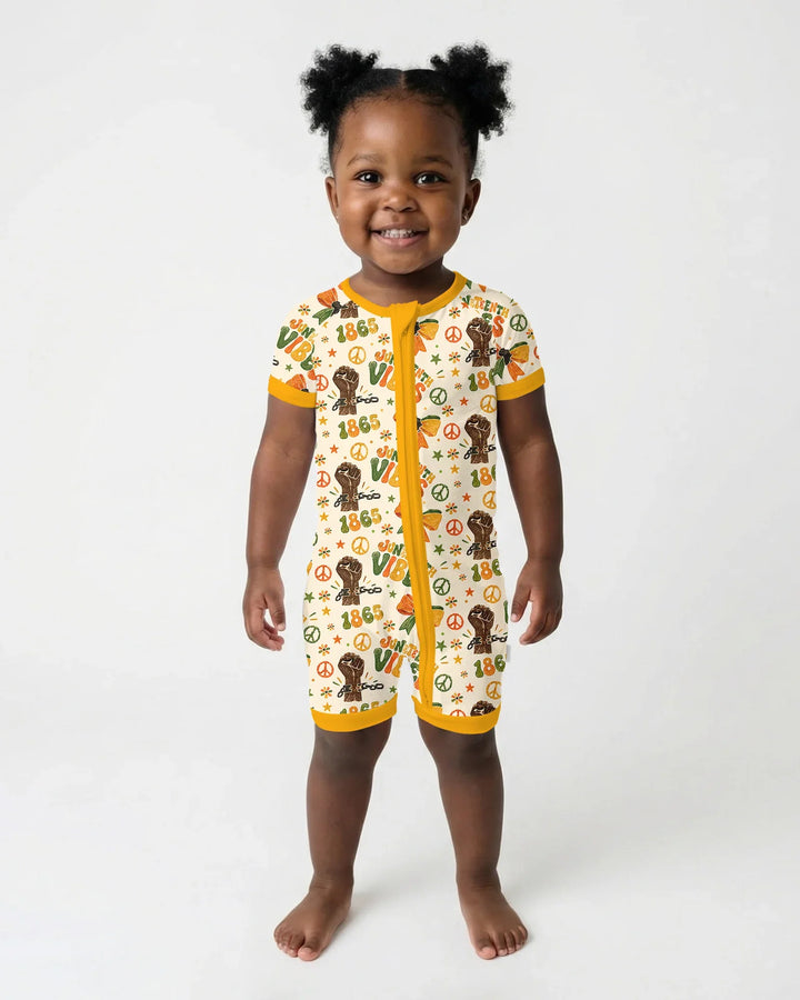 Juneteenth Vibes Vintage Bamboo Shorty Zippy