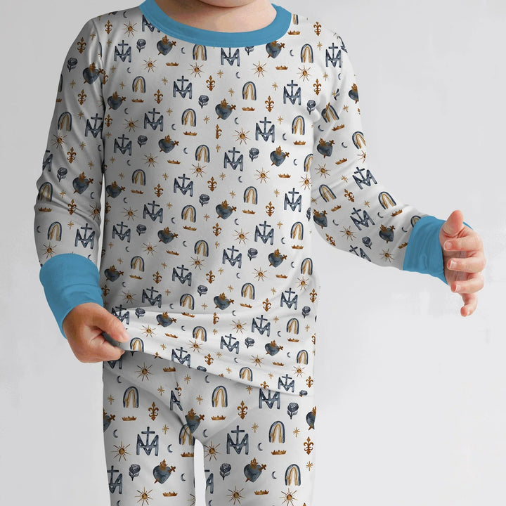 Sacred Blessings Bamboo Two Piece Long Sleeve Pajama Set