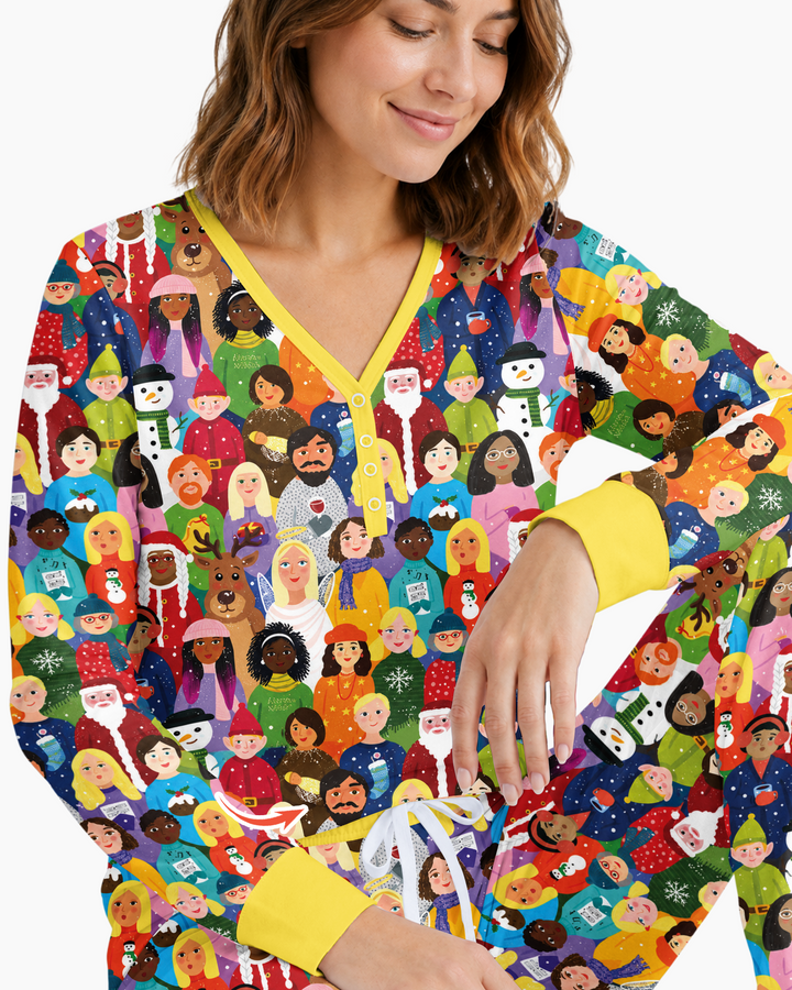 Together for Christmas Bamboo Women Pajama Set