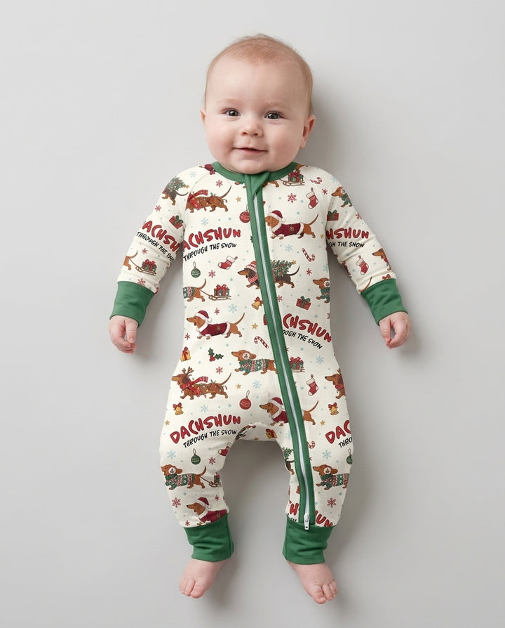 Dachshund Through The Snow Bamboo Convertible Zippy