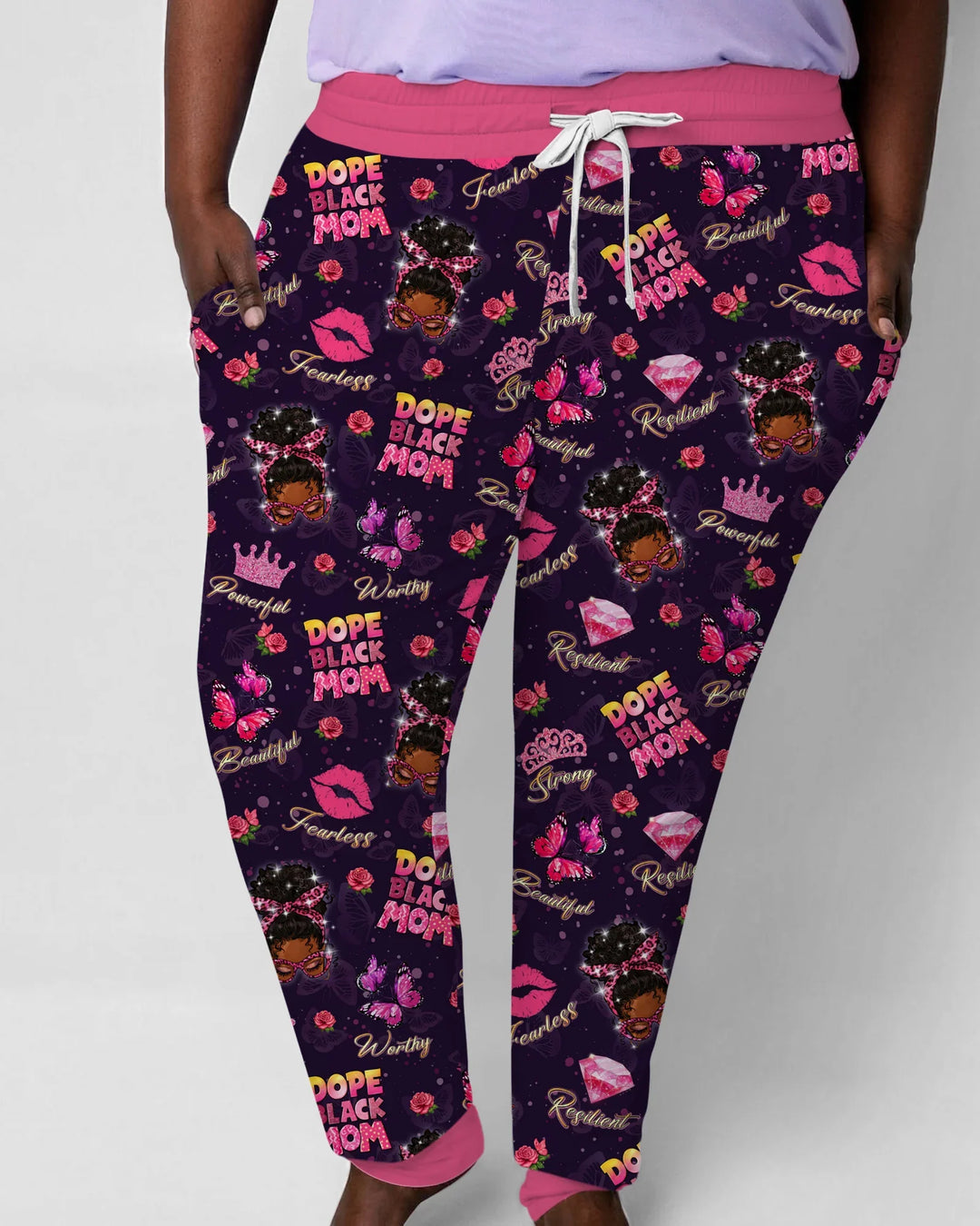 Dope Black Queen Bamboo Women Pajama Set