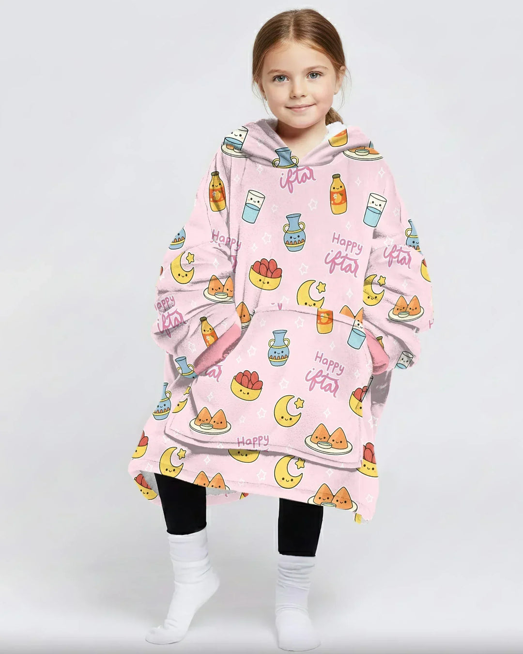 Iftar Party Wearable Bamboo Blanket Hoodie
