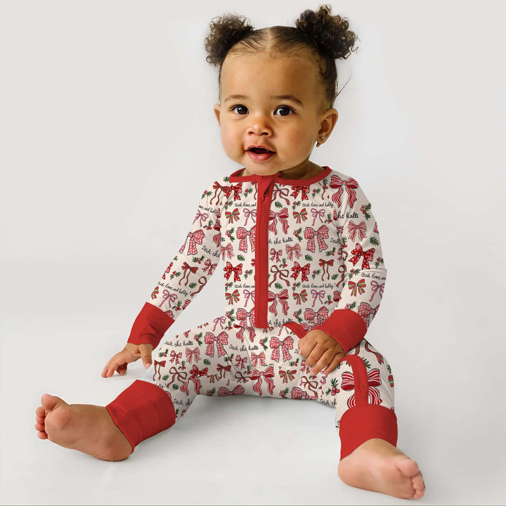 Coquette Christmas Bows Bamboo Convertible Zippy