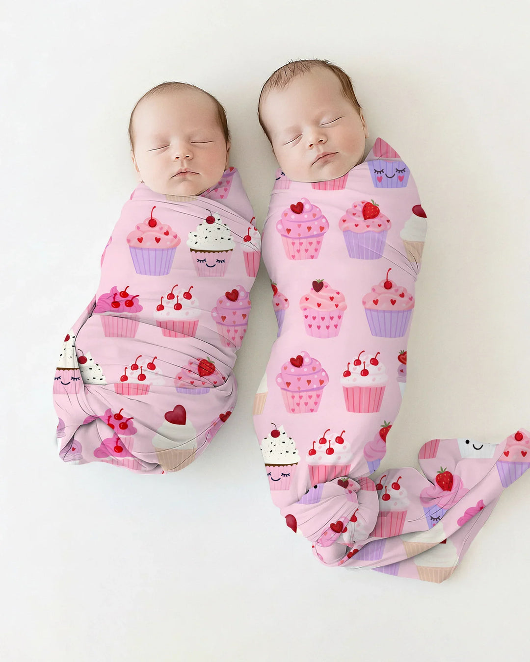 Valentine Emotional Cupcakes Bamboo Sleep Bag Swaddler