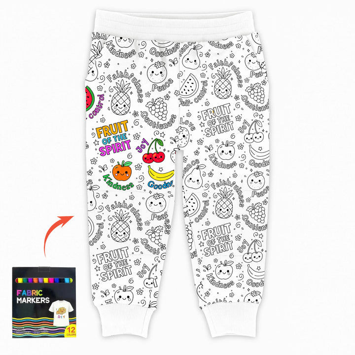 All Colorable Fruit of the Spirit Bamboo Jogger