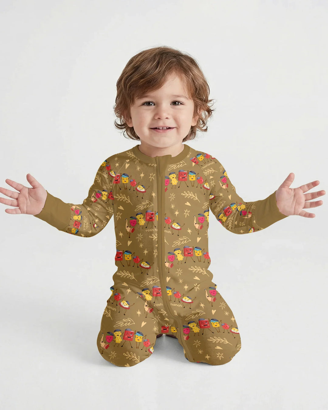 Let's Celebrate Rosh Hashanah Bamboo Convertible Zippy
