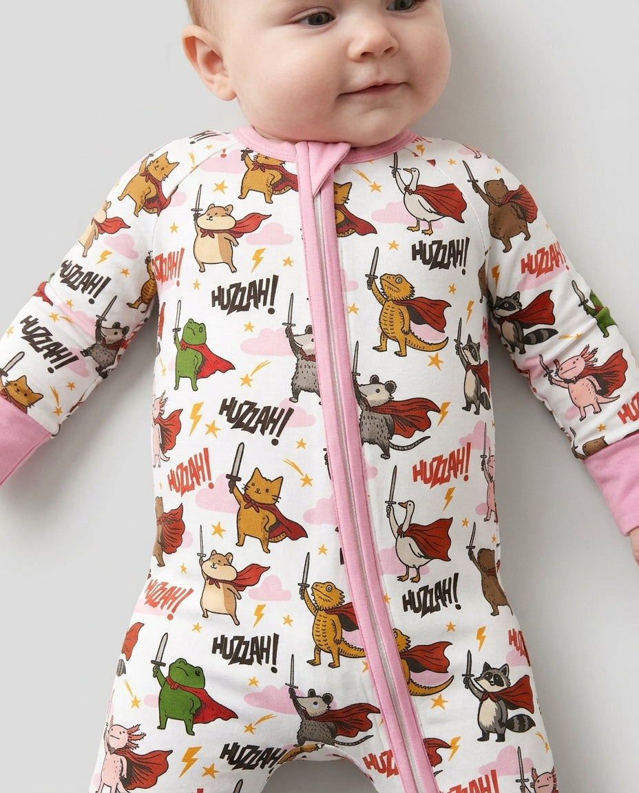 Huzzah! Huzzah! Bamboo Convertible Zippy