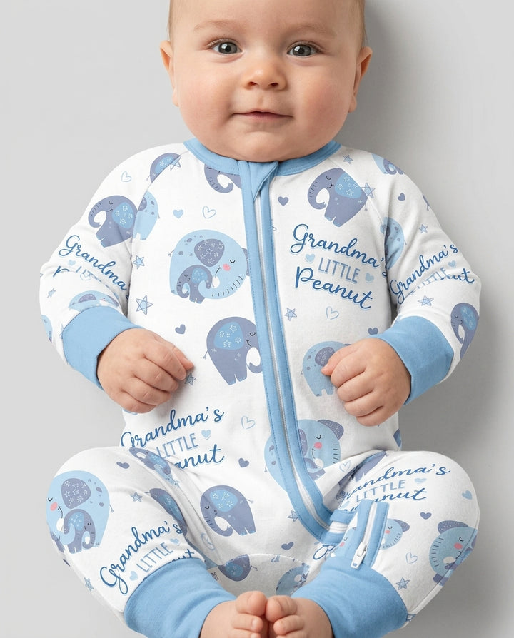 Little Peanut Baby Elephant Bamboo Convertible Zippy