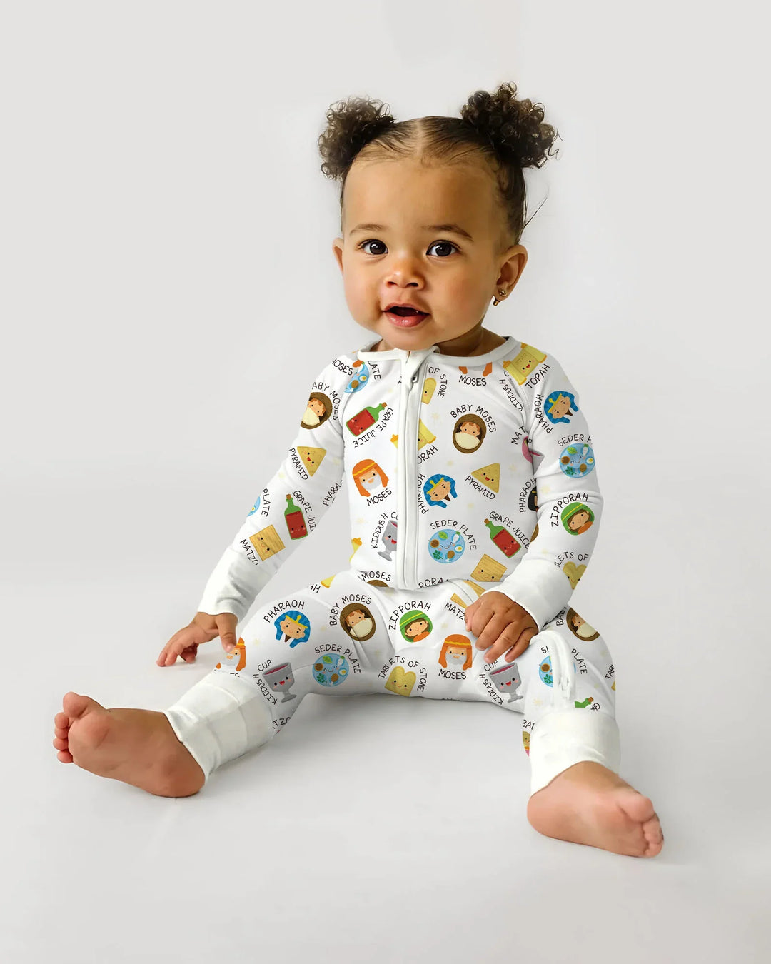 Cute Passover Characters Bamboo Convertible Zippy