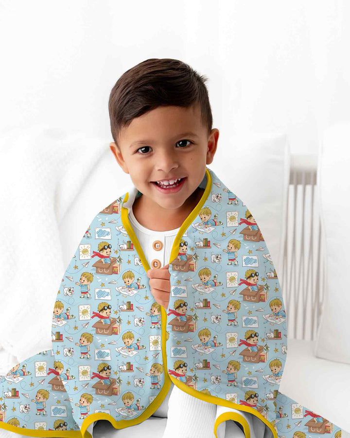 Tiny Explorer Tales Bamboo Blanket