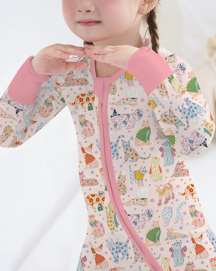 Whimsical Cat Parade Convertible Zippy