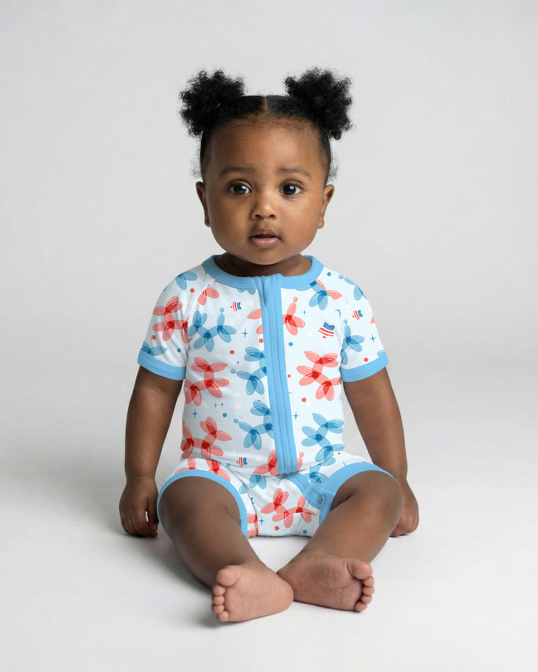 American Balloon Dog Party Bamboo Shorty Zippy