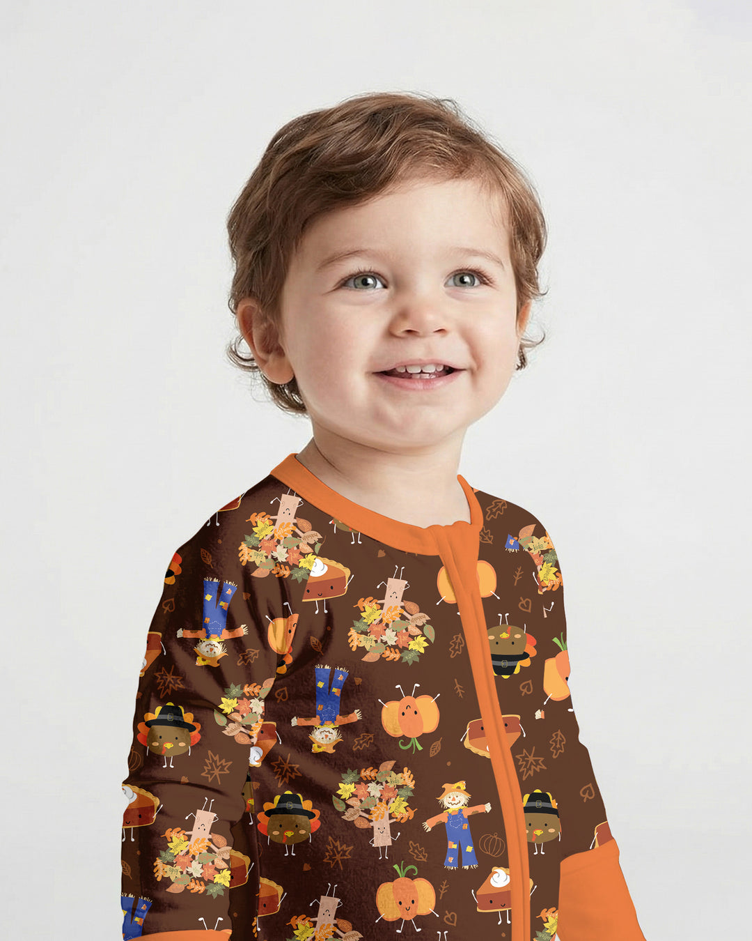 Thanksgiving Festive Bamboo Convertible Zippy