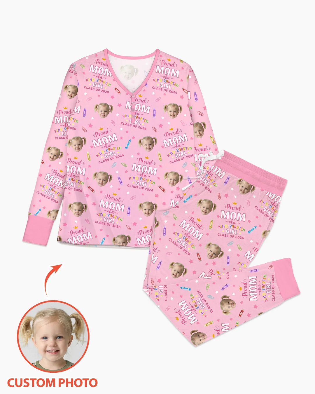 Proud Dad Mom Of Class Of 2026 Bamboo Women Pajama Set