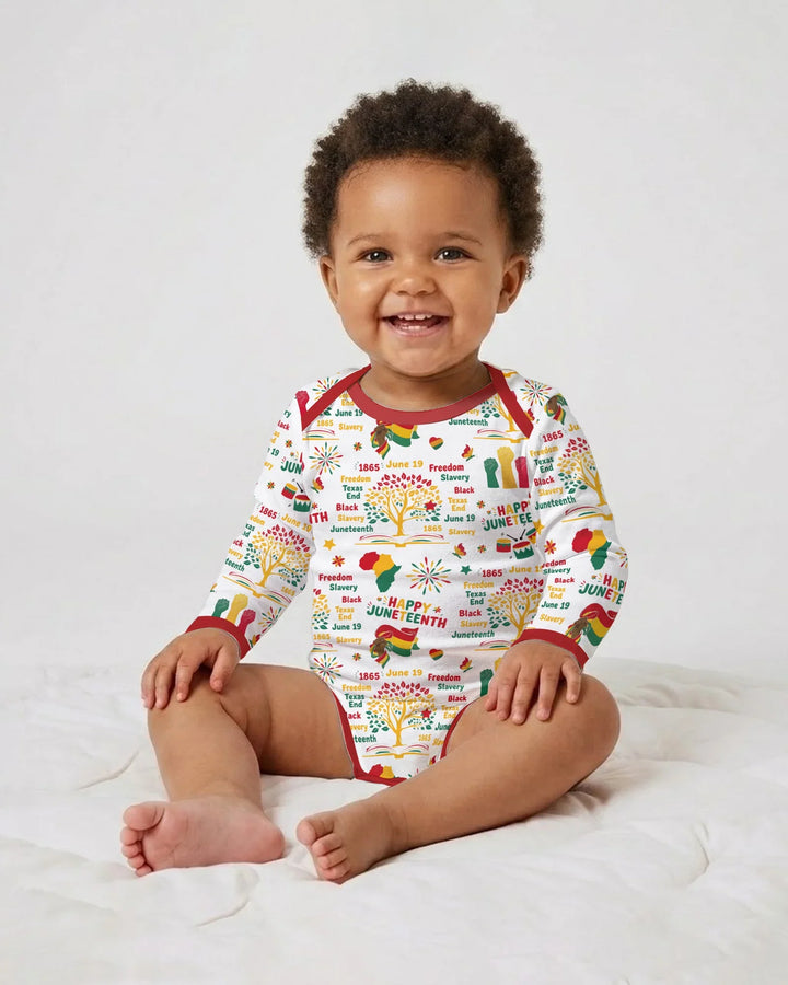 Happy Juneteenth Bamboo Bodysuit