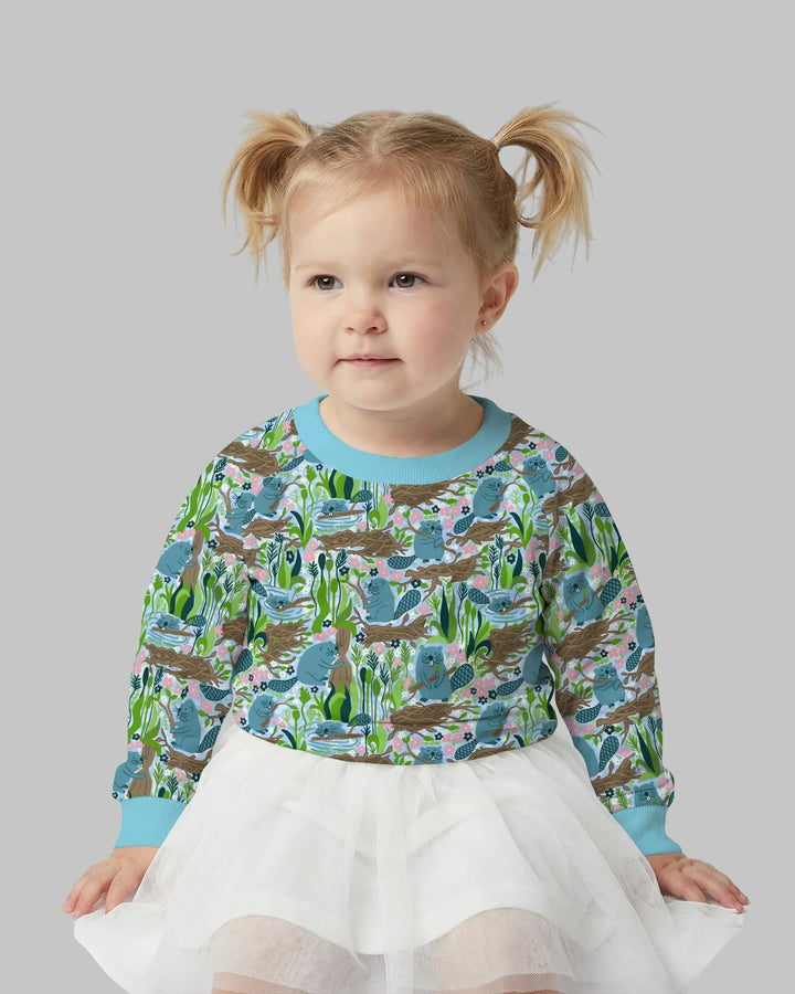 Little Dam Builders Bamboo Crewneck Sweatshirt