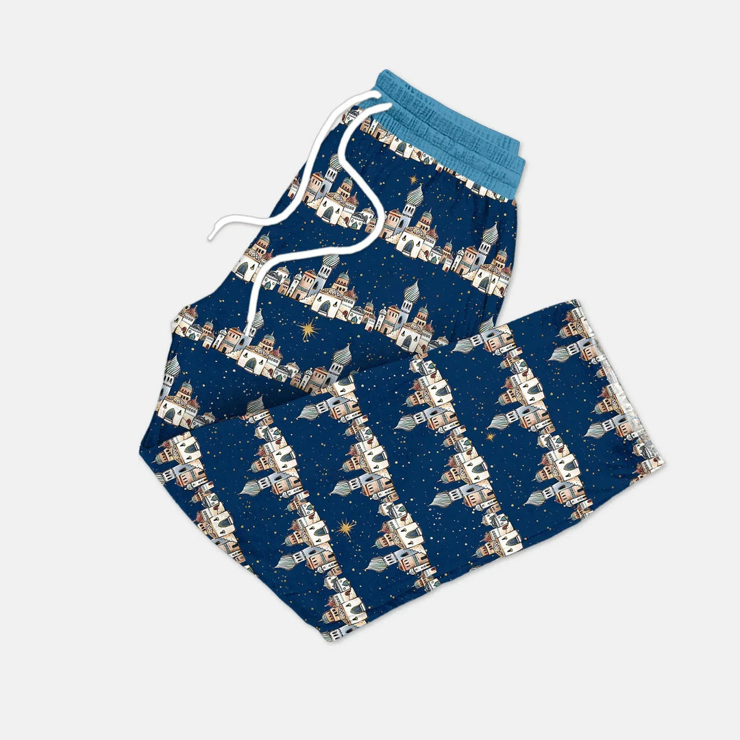 O Little Town of Bethlehem Bamboo Men's Pajama Set