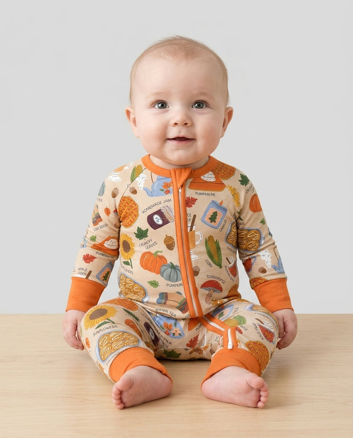 Cozy Season Mommy & Me Matching Bamboo Convertible Zippy