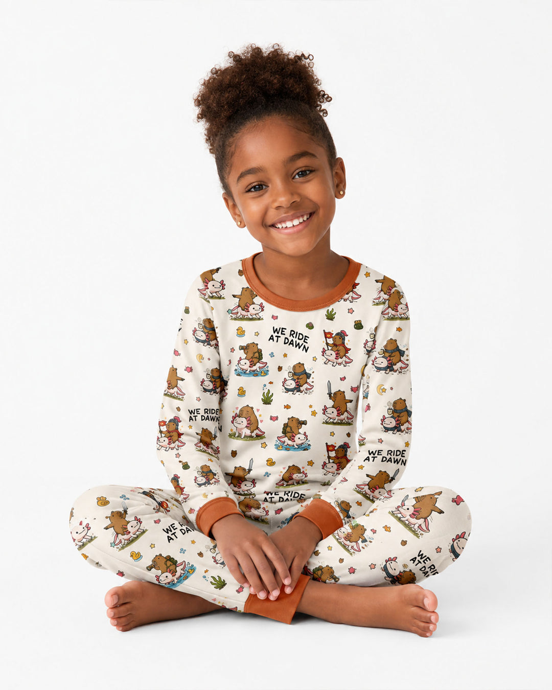 We Ride At Dawn Bamboo Two Piece Long Sleeve Pajama Set