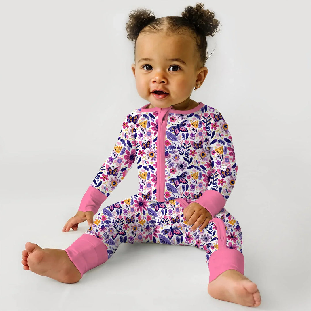 Moody Floral Bamboo Convertible Zippy