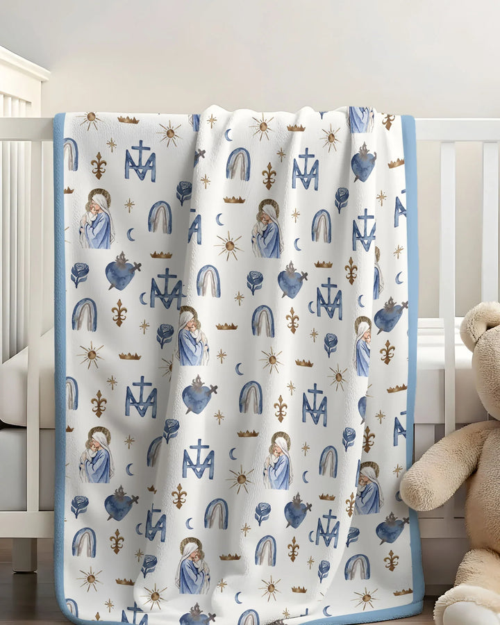 Little Ave Maria Bamboo Blanket