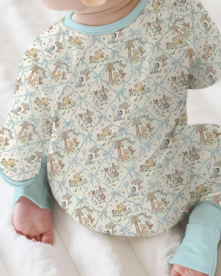 Spring Meadow Friends Bamboo Convertible Zippy