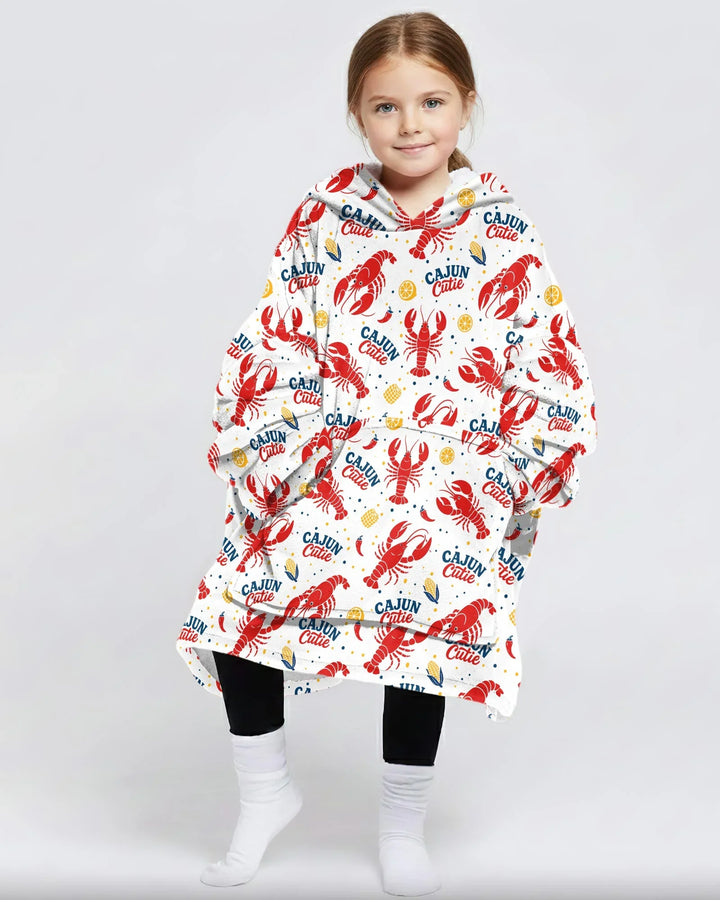 Cajun Cutie Wearable Bamboo Blanket Hoodie