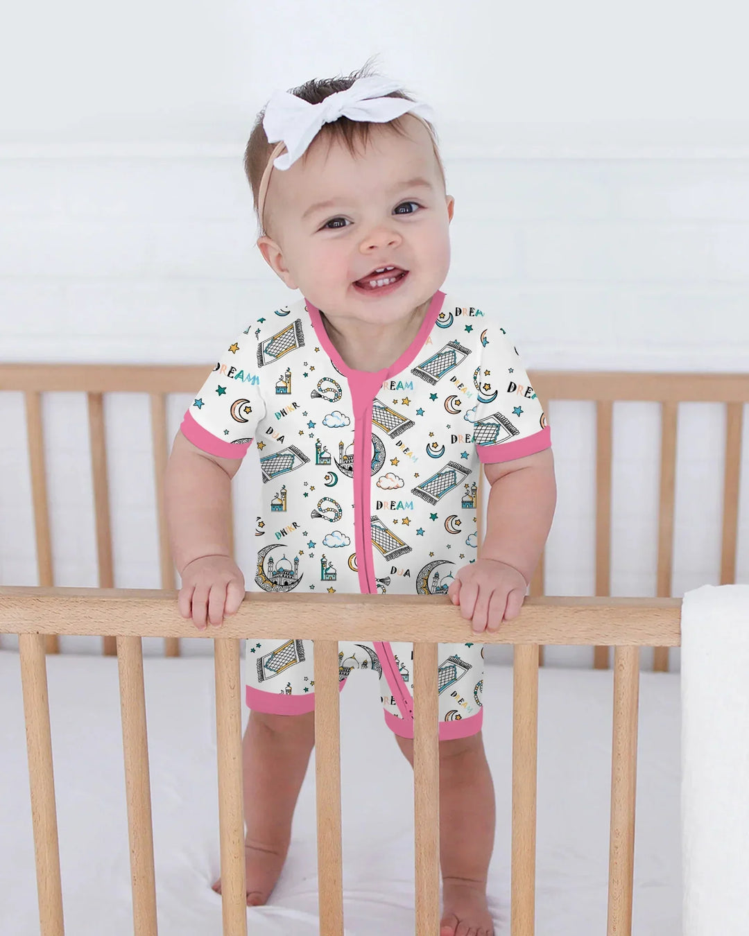 Dua, Dhikr, Dream Matching Family Bamboo Shorty Zippy