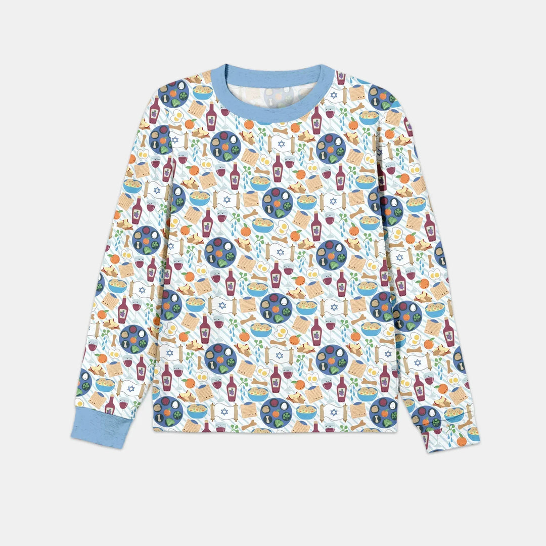Passover Meal Bamboo Men's Pajama Set