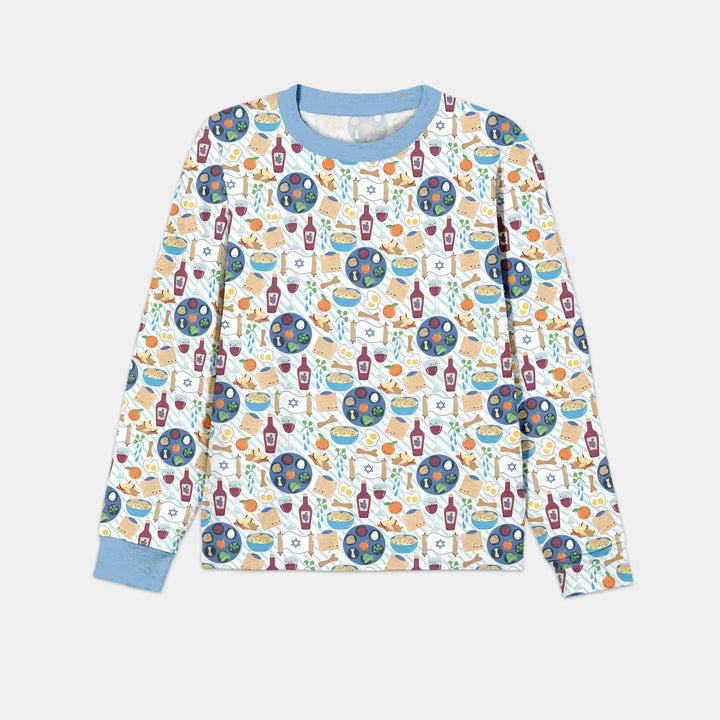 Passover Meal Bamboo Men's Pajama Set