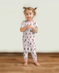 Saints in the Clouds Bamboo Two Piece Short Sleeve Pajama Set