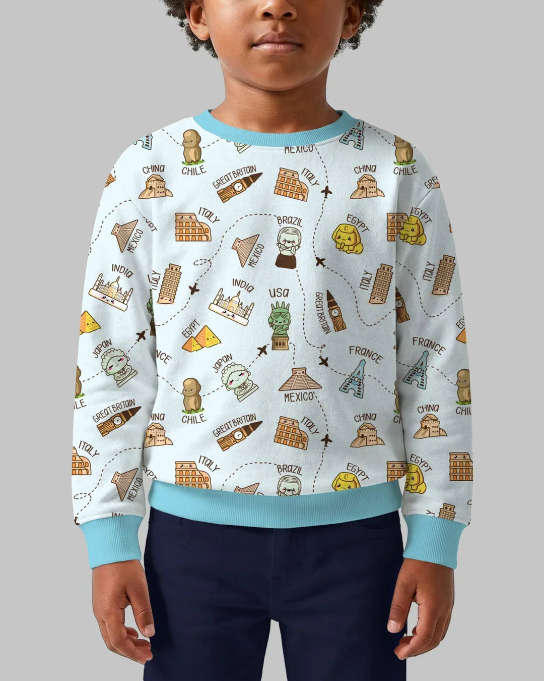 Kawaii World Tour Bamboo Crewneck Sweatshirt
