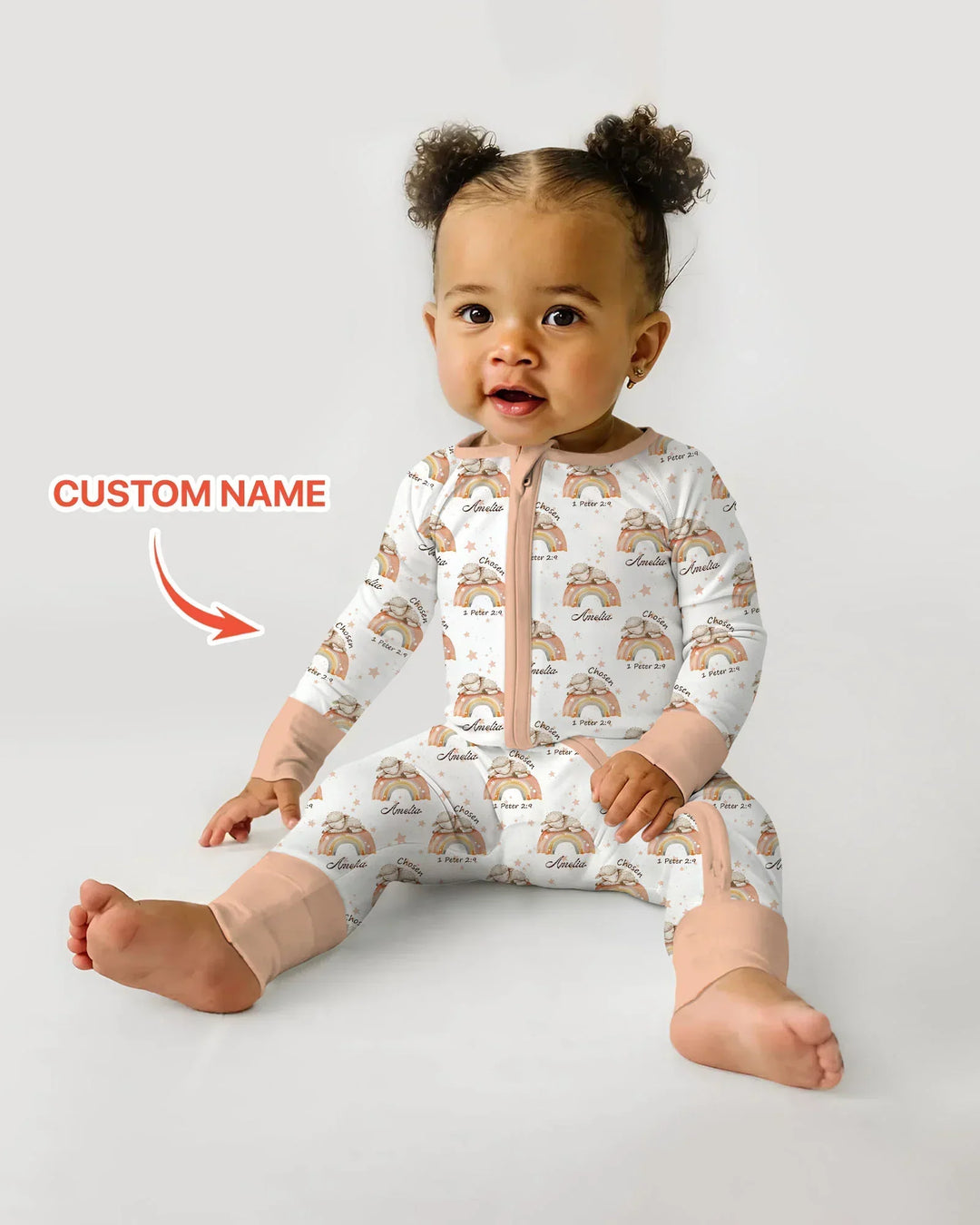 Chosen As His Own Custom Name Bamboo Convertible Zippy