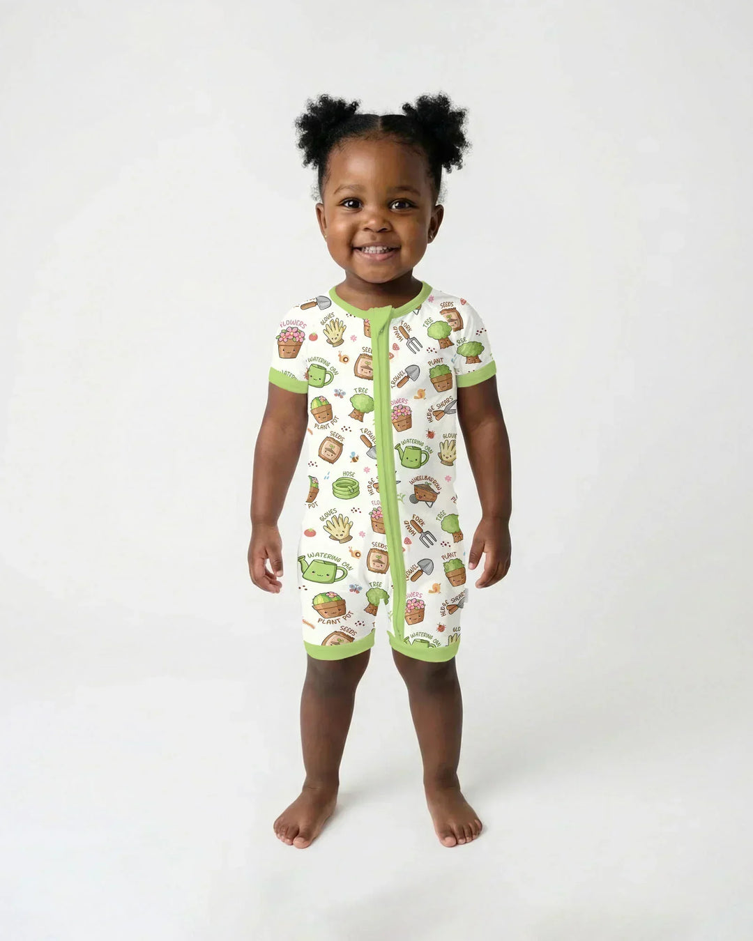 Kawaii Garden Crew Bamboo Shorty Zippy