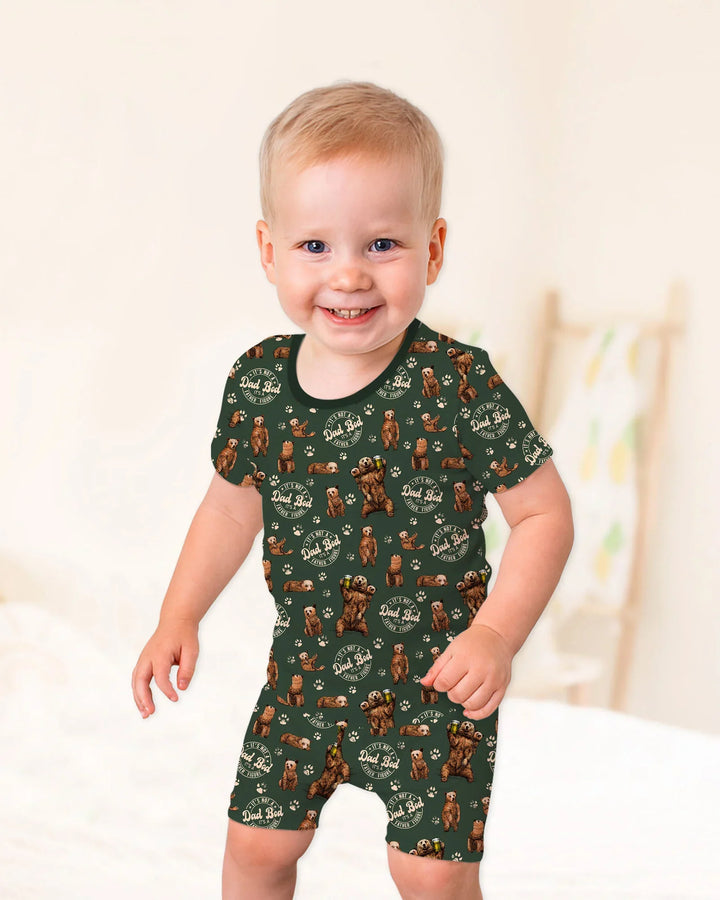 Daddy Bear It's Not A Dad Bod Bamboo Two Piece Short Sleeve Shorts Pajama Set