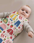 Strawberry School Style Bamboo Sleep Bag