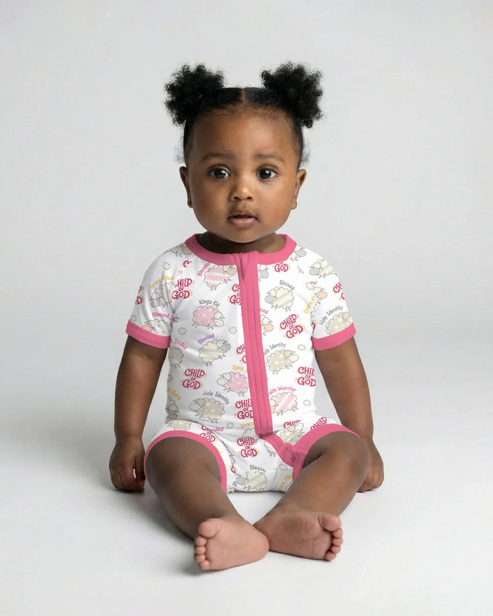 A Child Of God Girl Bamboo Shorty Zippy