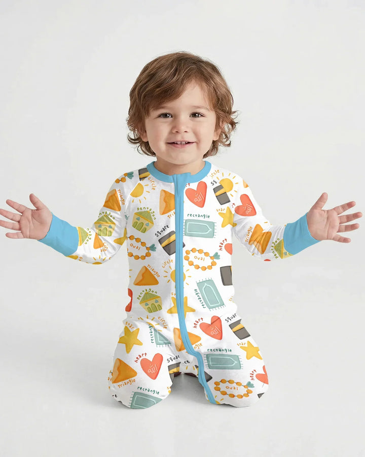 Islamic Shapes Bamboo Convertible Zippy