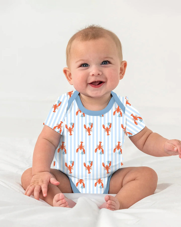 Custom Name Crawfish Beer Season Bamboo Bodysuit