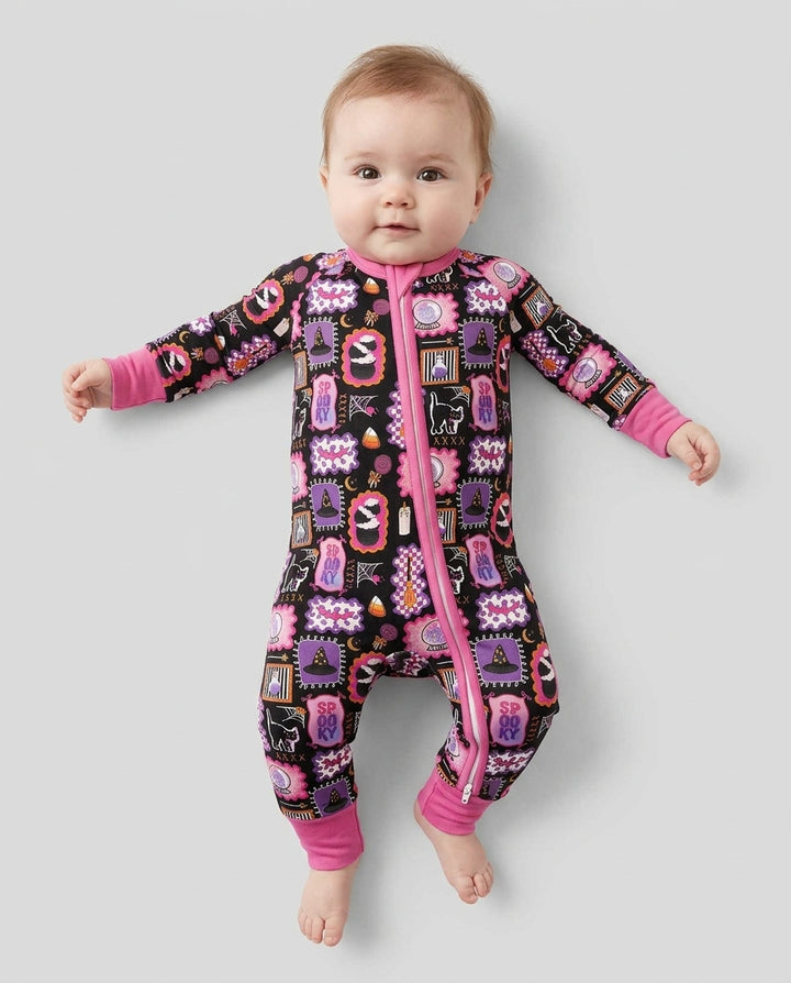 Pink Witchy Halloween Bamboo Convertible Zippy