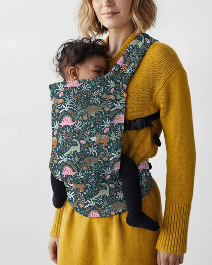 Whimsical Dino Garden Adventure Baby Carrier