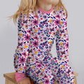 Moody Floral Bamboo Two Piece Long Sleeve Pajama Set